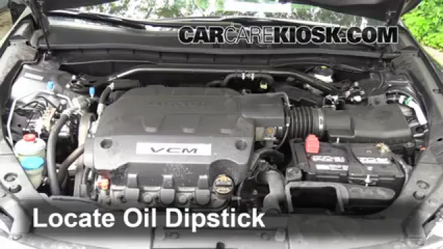 2012 Honda Crosstour EX-L 3.5L V6 Oil Check Oil Level